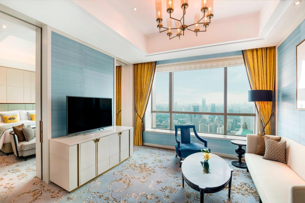 The St. Regis Shanghai Jingan Hotel - Shanghai, China - Caroline Suite Living Room