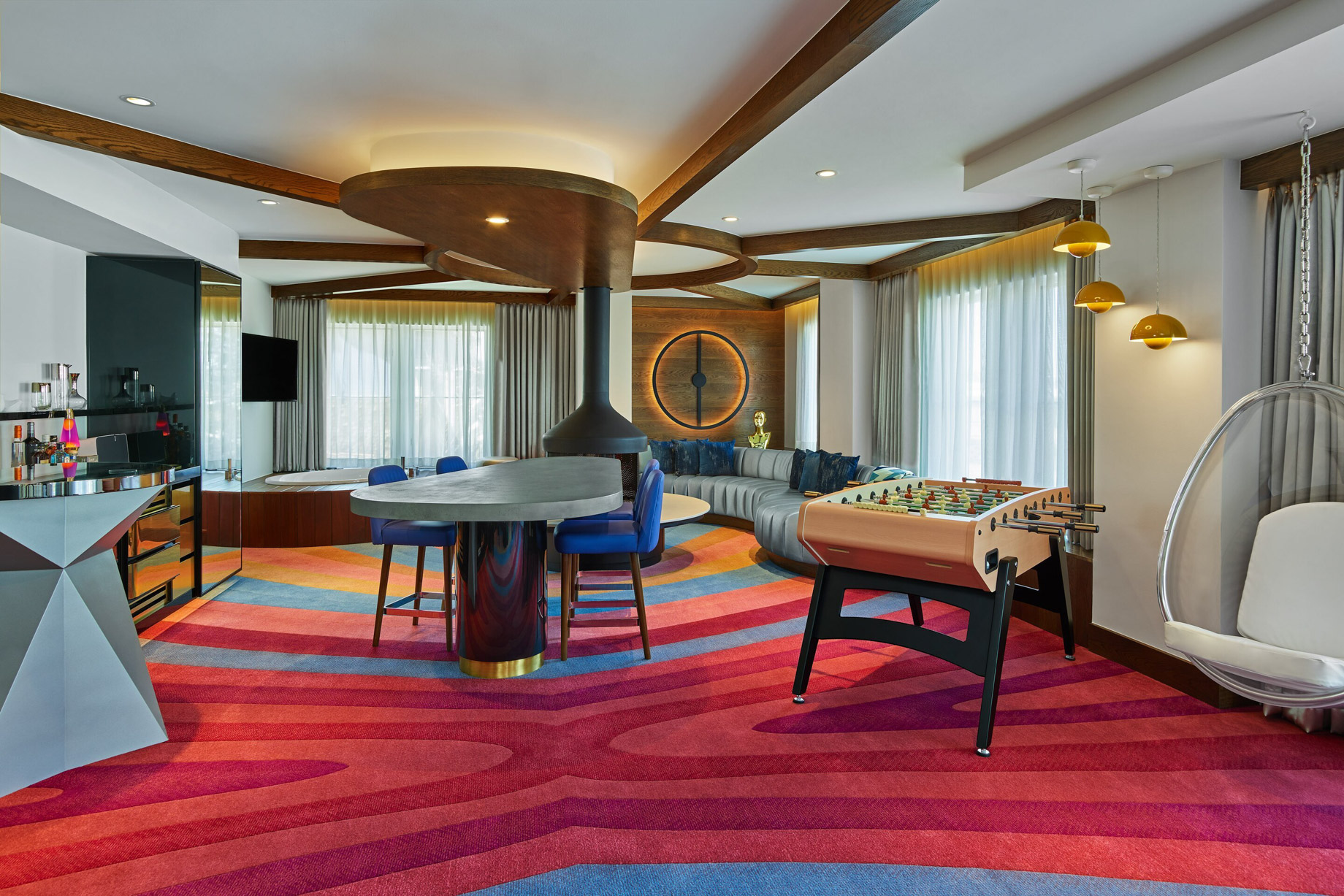 W Aspen Hotel – Aspen, CO, USA – Extreme Wow Suite Living Room