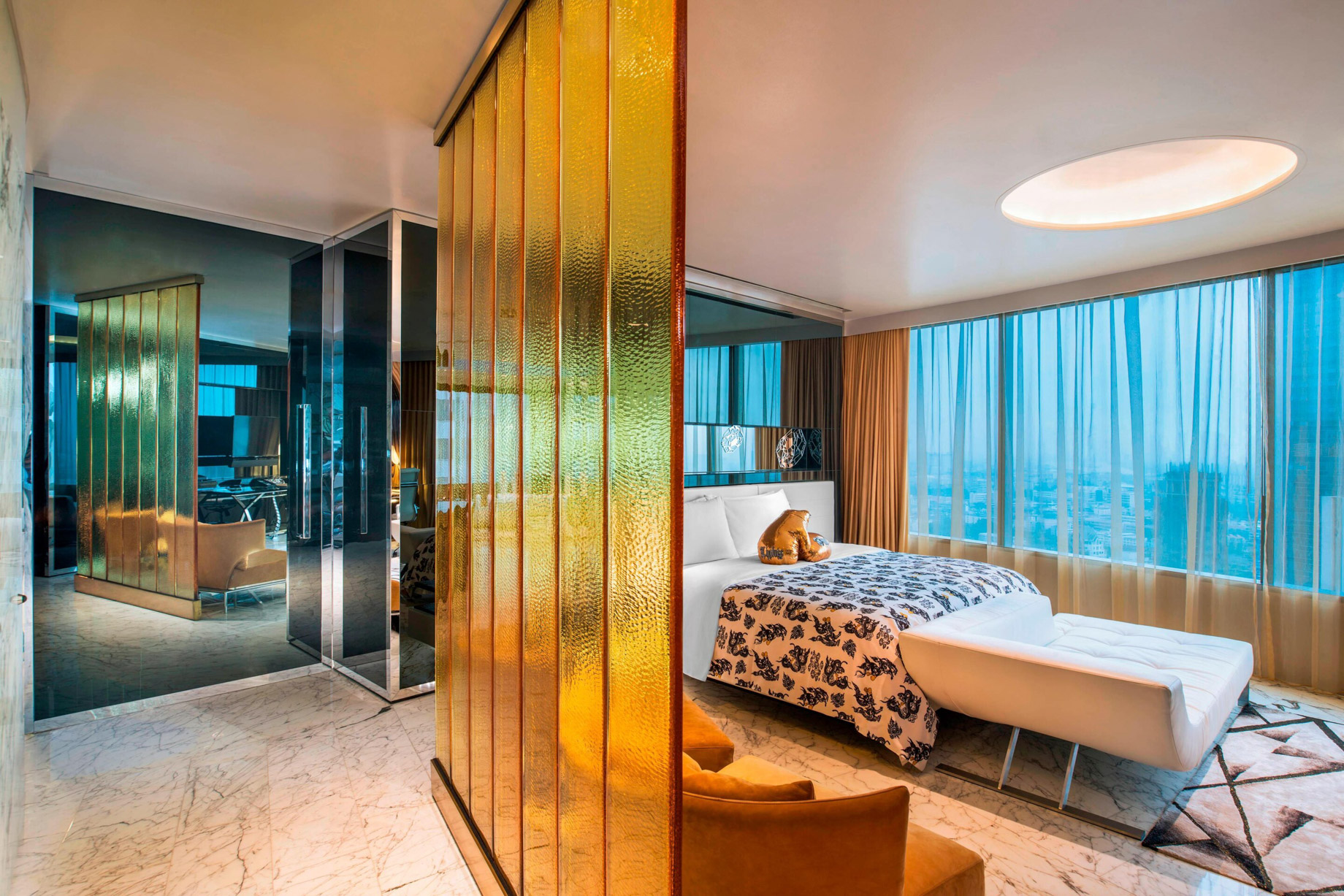 W Bangkok Hotel – Bangkok, Thailand – Extreme WOW Suite Bedroom