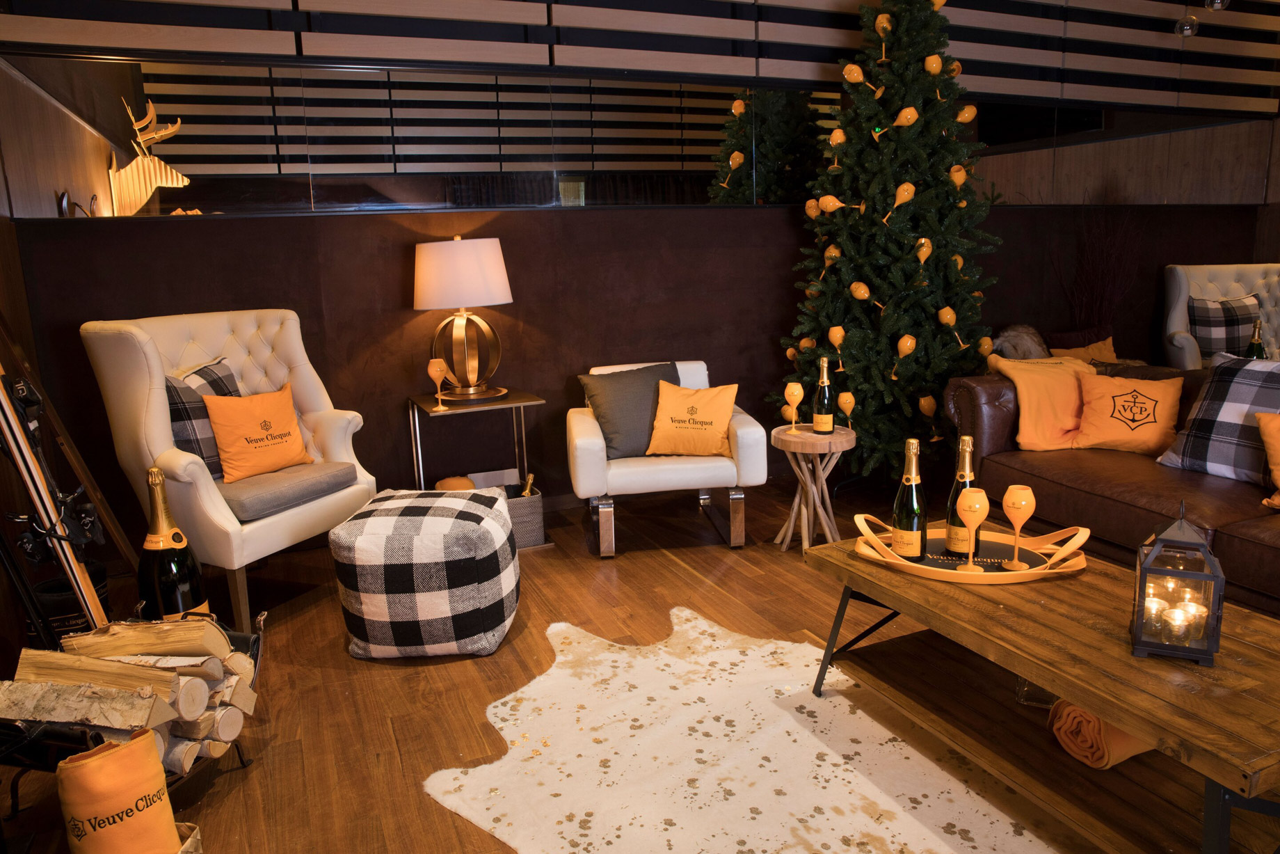 W Boston Hotel – Boston, MA, USA – Veuve Clicquot Ski Chalet Style