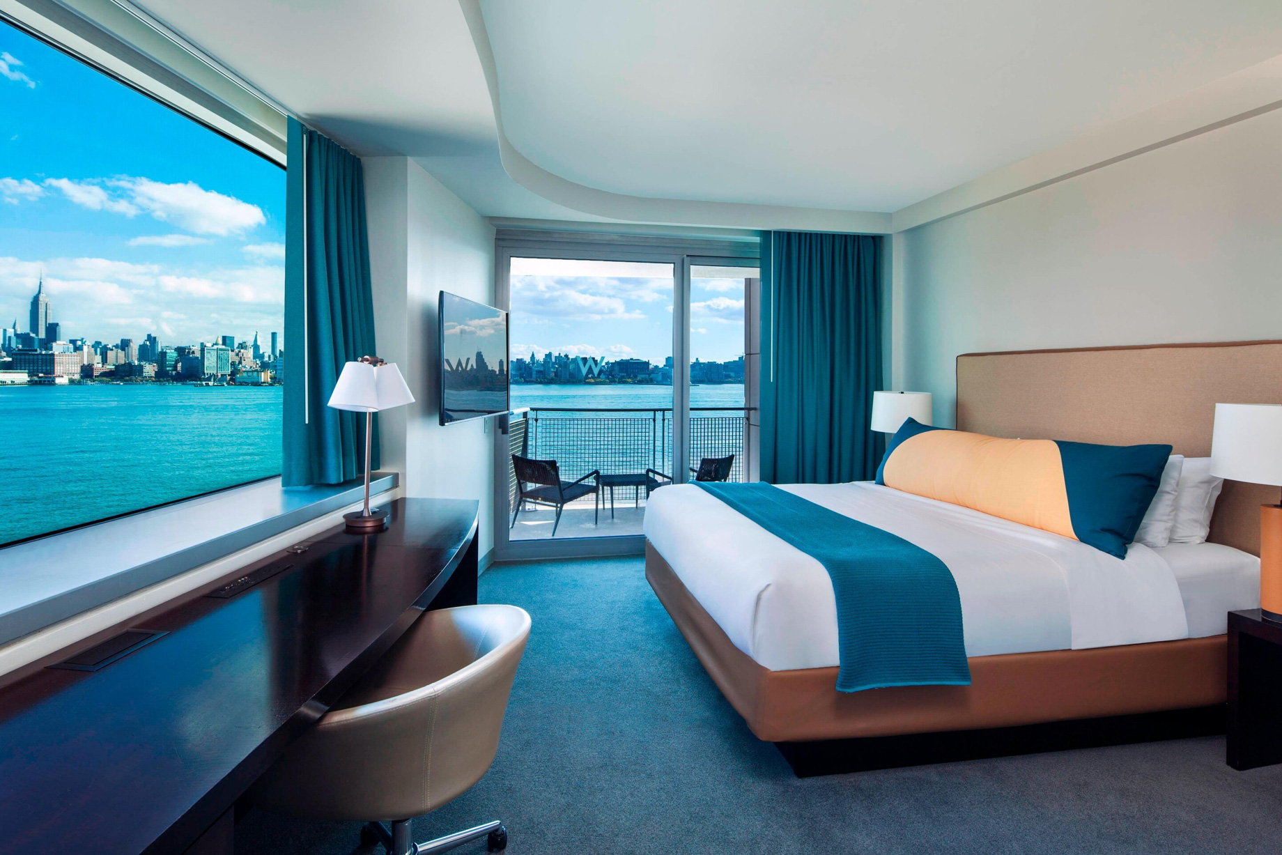 W Hoboken Hotel – Hoboken, NJ, USA – Cool Corner Guest Room