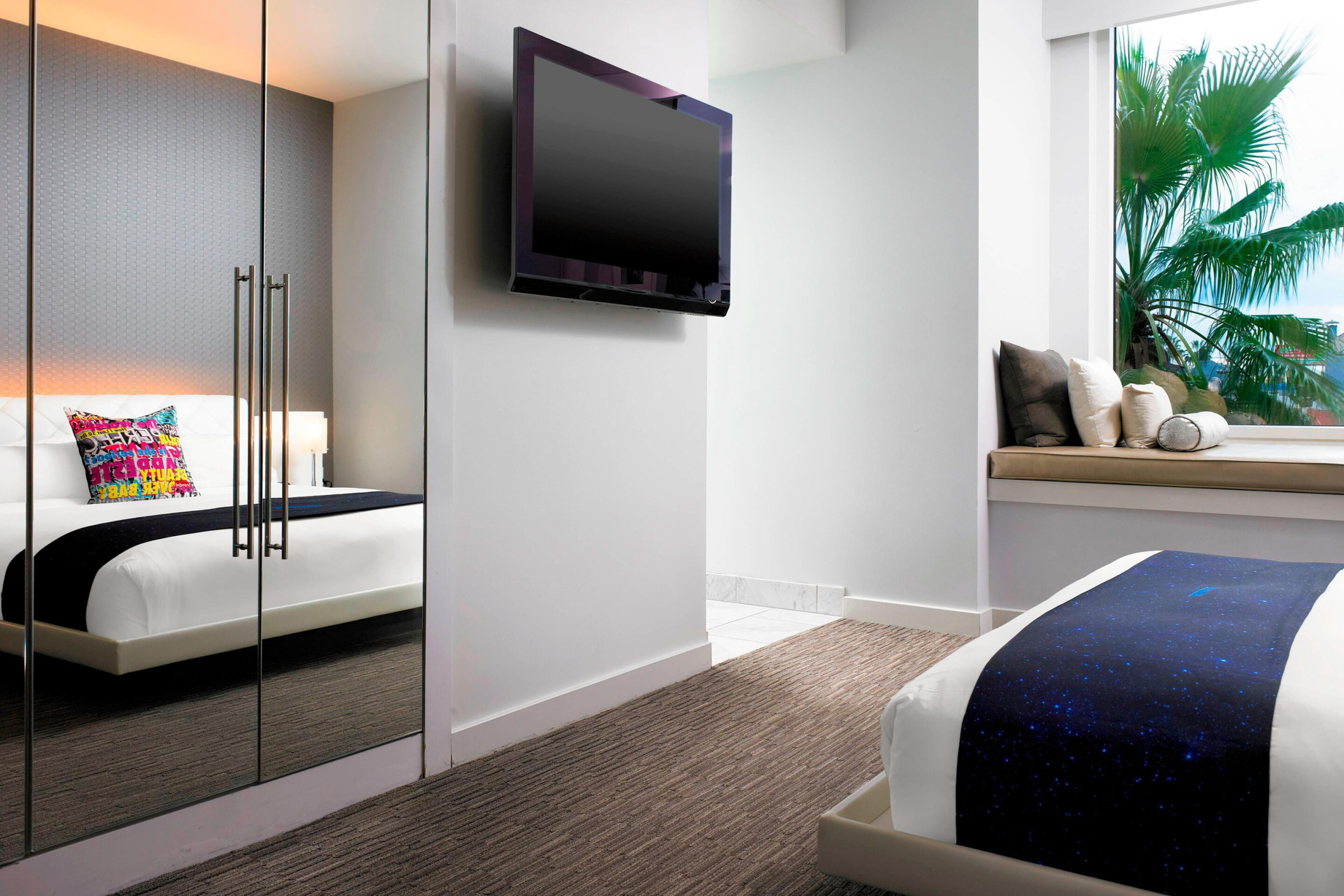 W Hollywood Hotel – Hollywood, CA, USA – Hollywood Wow Suite Bedroom