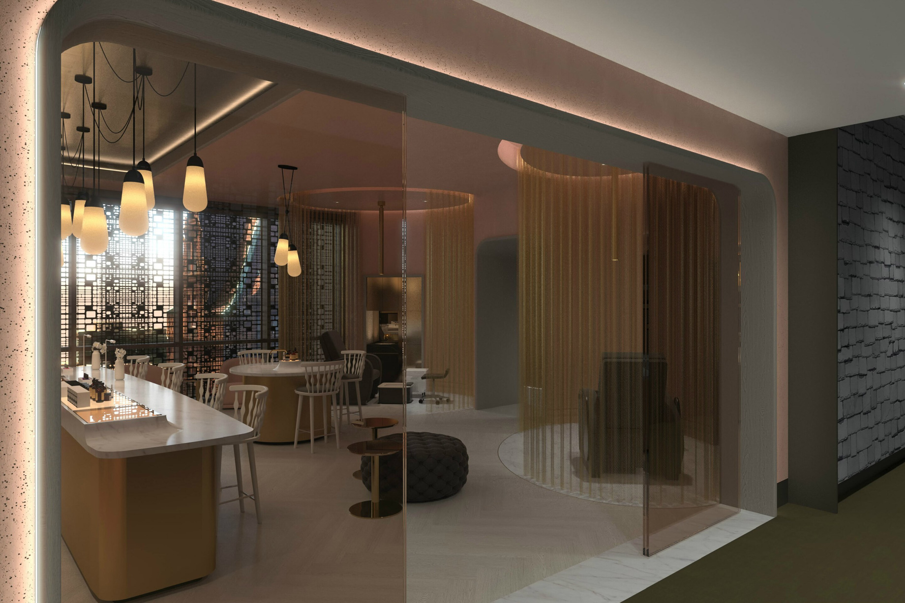 W Philadelphia Hotel – Philadelphia, PA, USA – AWAY Spa Entrance