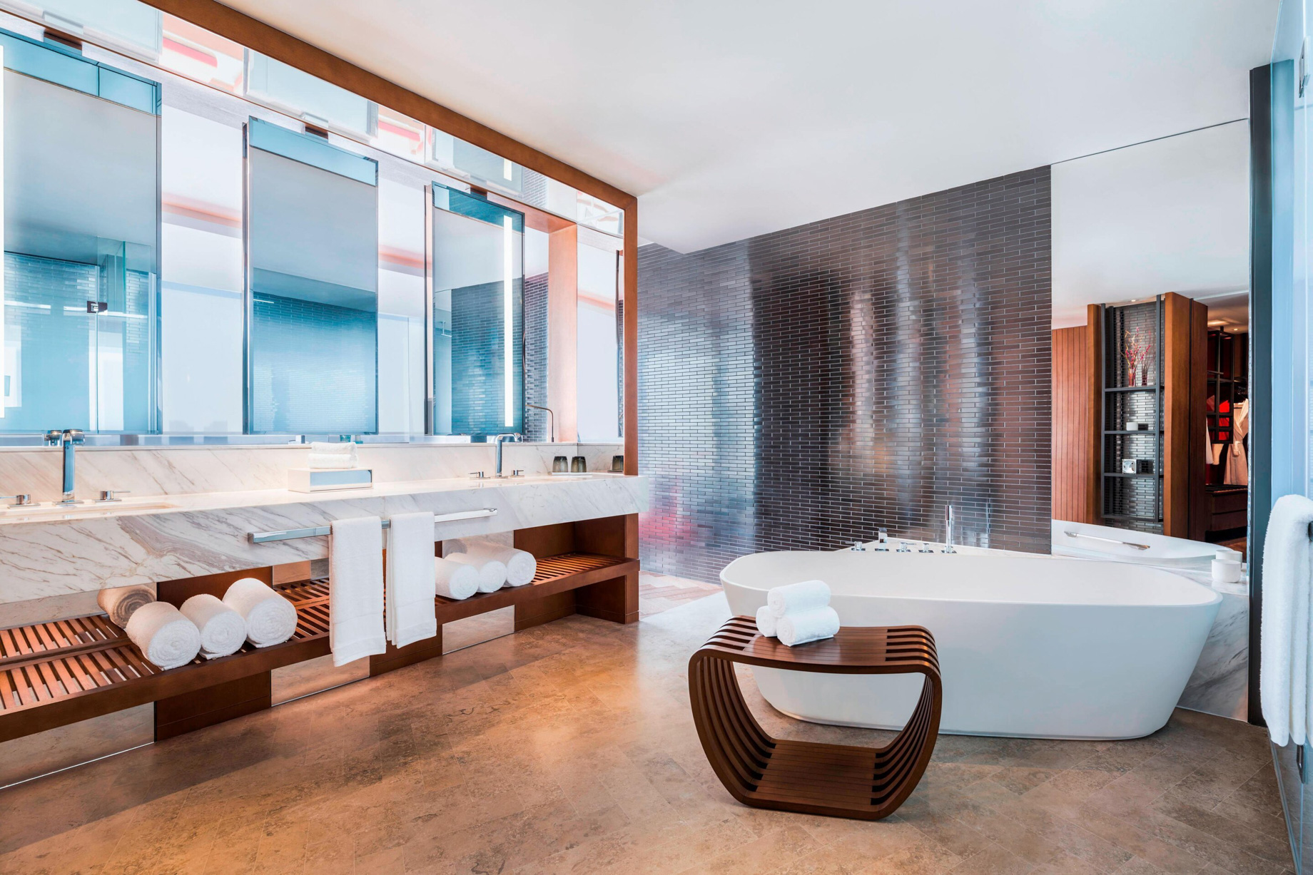 W Shanghai The Bund Hotel – Shanghai, China – Fantastic Suite Bathroom