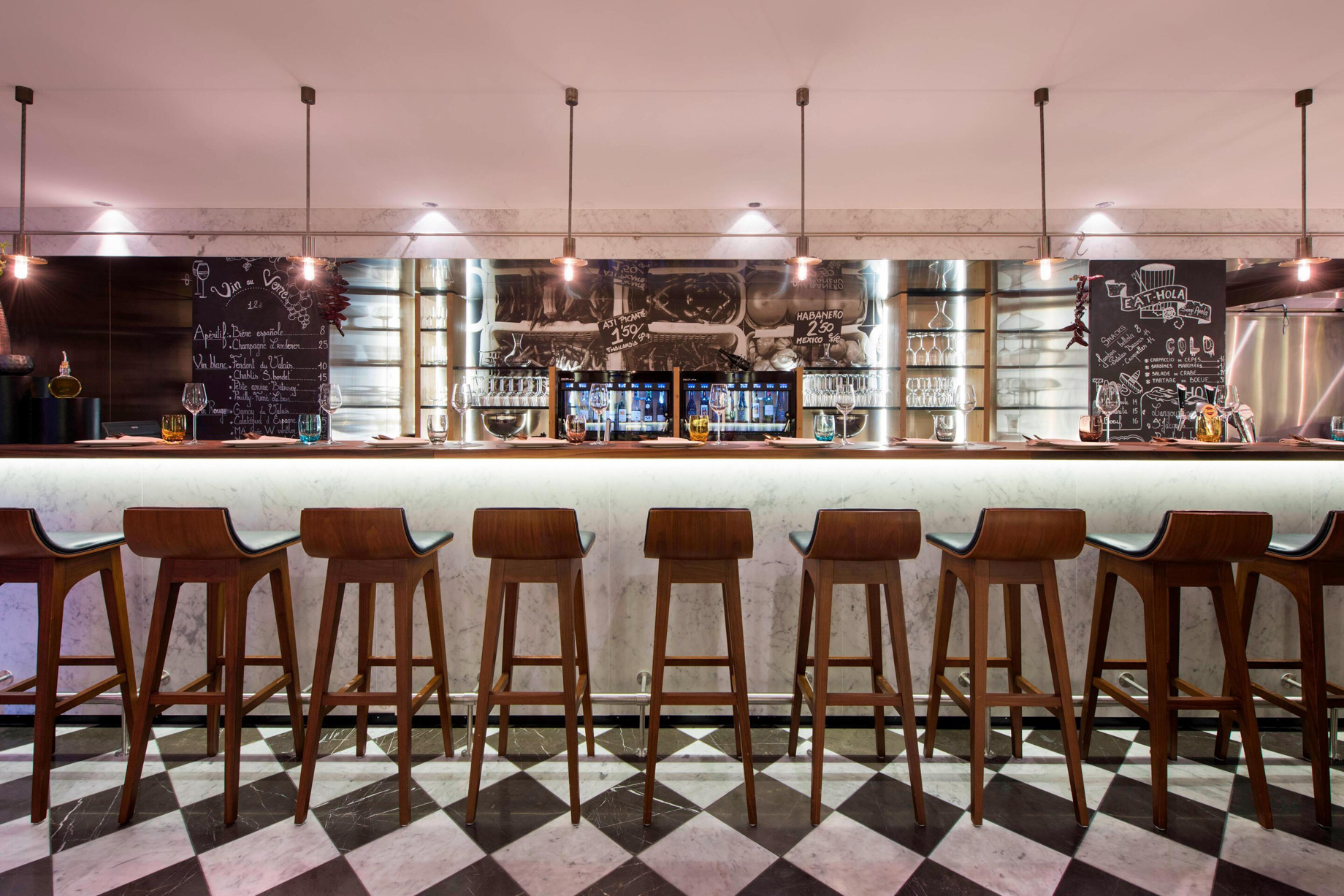 W Verbier Hotel – Verbier, Switzerland – EAT HOLA Tapas Bar Decor