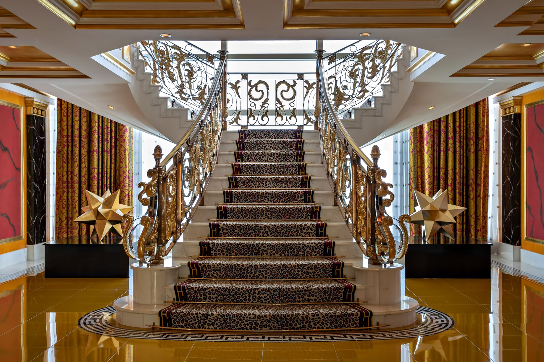 Burj Al Arab Jumeirah Hotel – Dubai, UAE – Royal Suite Staircase