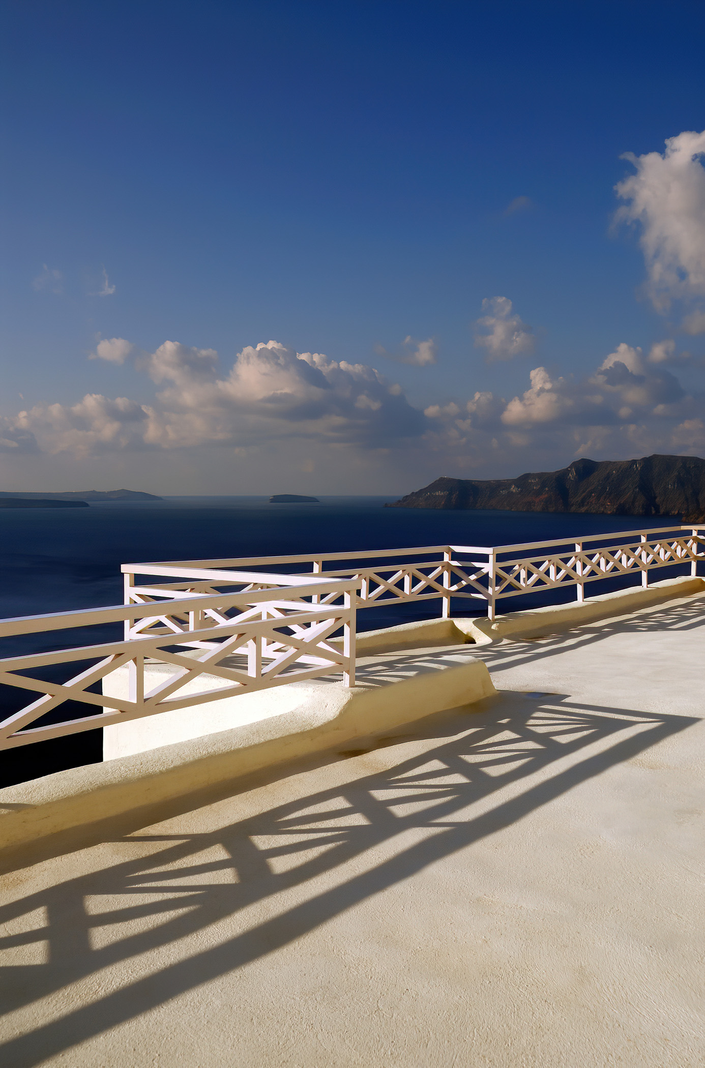 Greece Railing Mystique Hotel Santorini – Oia, Santorini Island, Greece – Exterior ...