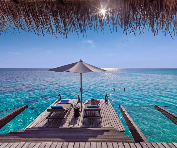 One&Only Reethi Rah Resort - North Male Atoll, Maldives - Overwater Villa Ocean Deck Chairs