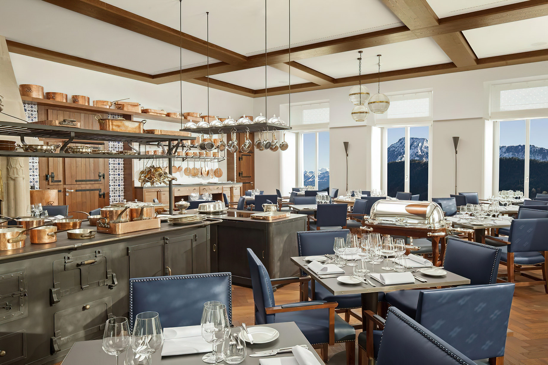 Palace Hotel - Burgenstock Hotels & Resort - Obburgen, Switzerland - Ritzcoffier Michelin Star Awarded Restaurant