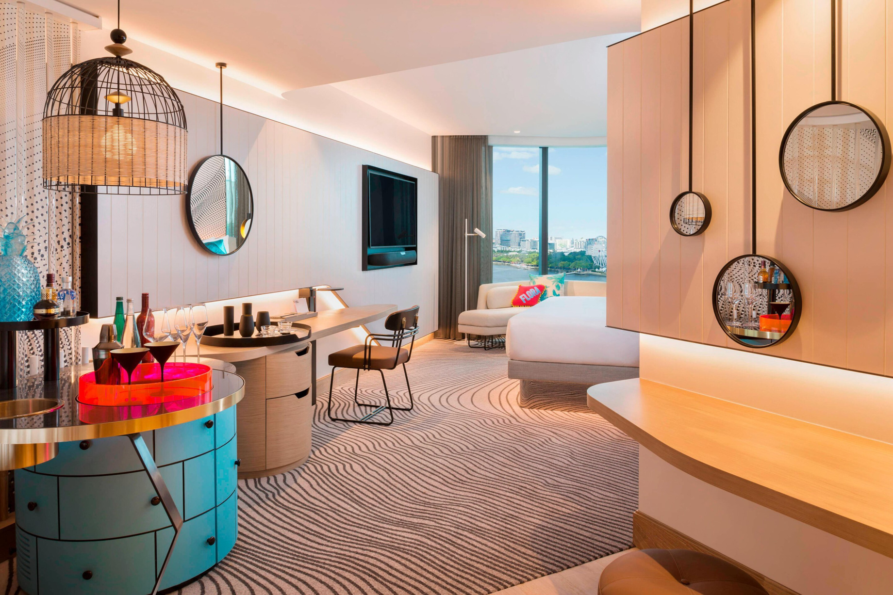 W Brisbane Hotel – Brisbane, Australia – Cool Corner King Guest Room