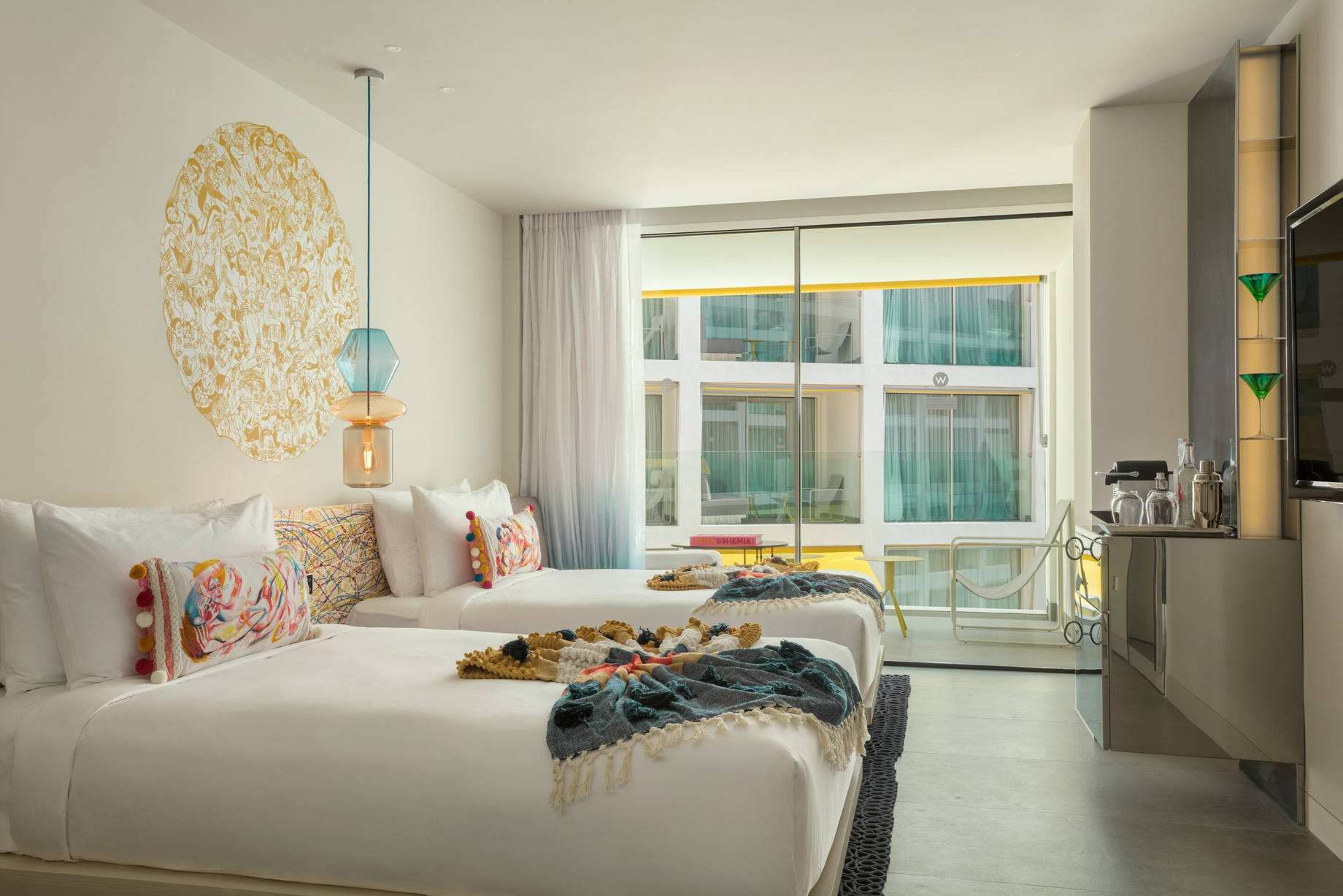 W Ibiza Hotel – Santa Eulalia del Rio, Spain – Fabulous Twin Guest Room