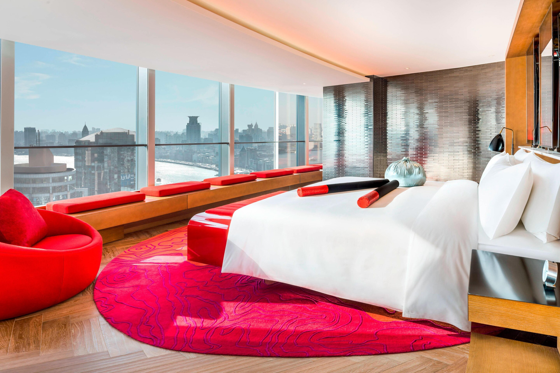 W Shanghai The Bund Hotel – Shanghai, China – Fantastic Suite Bedroom