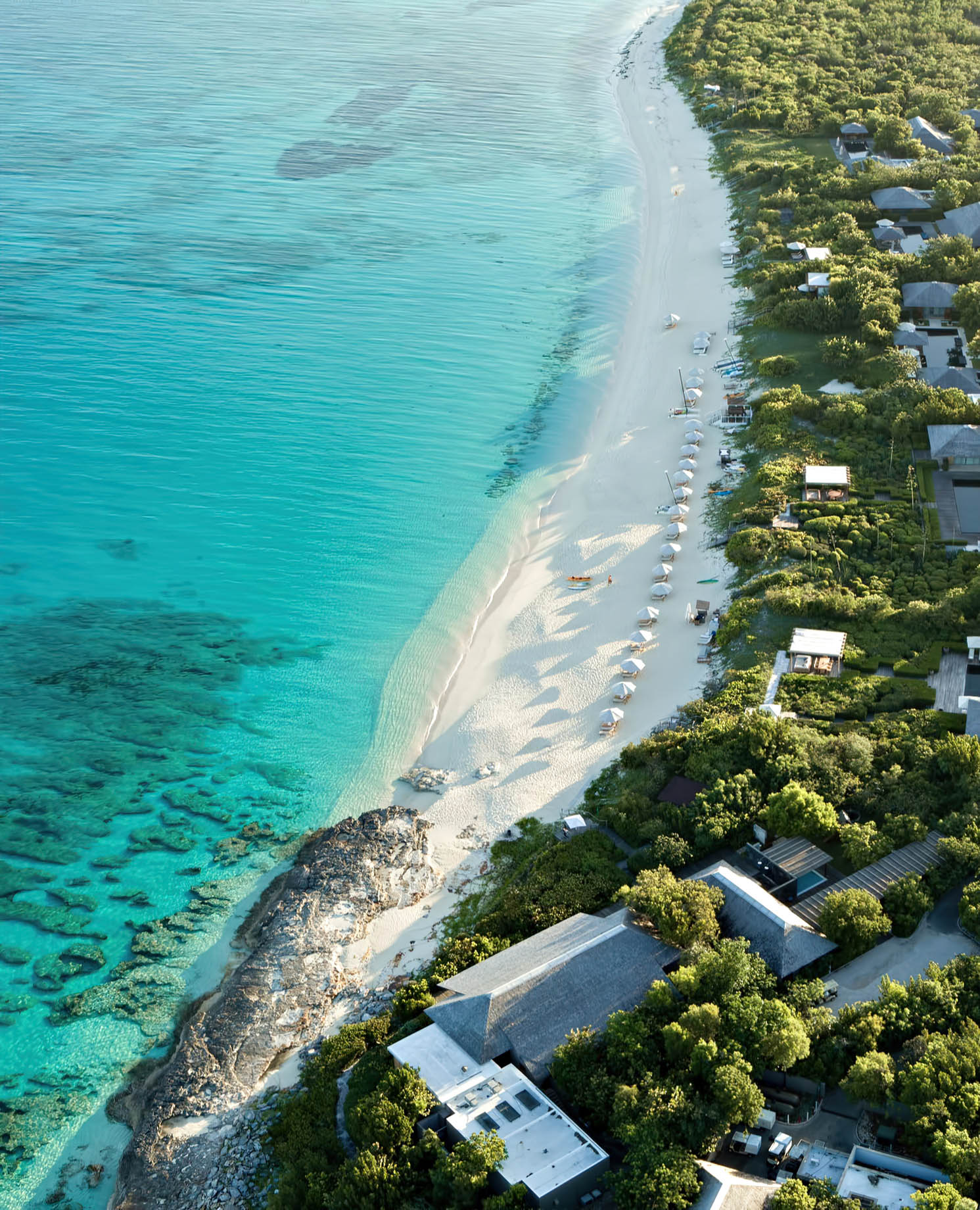 Amanyara Resort – Providenciales, Turks and Caicos Islands – Beach Club Aerial