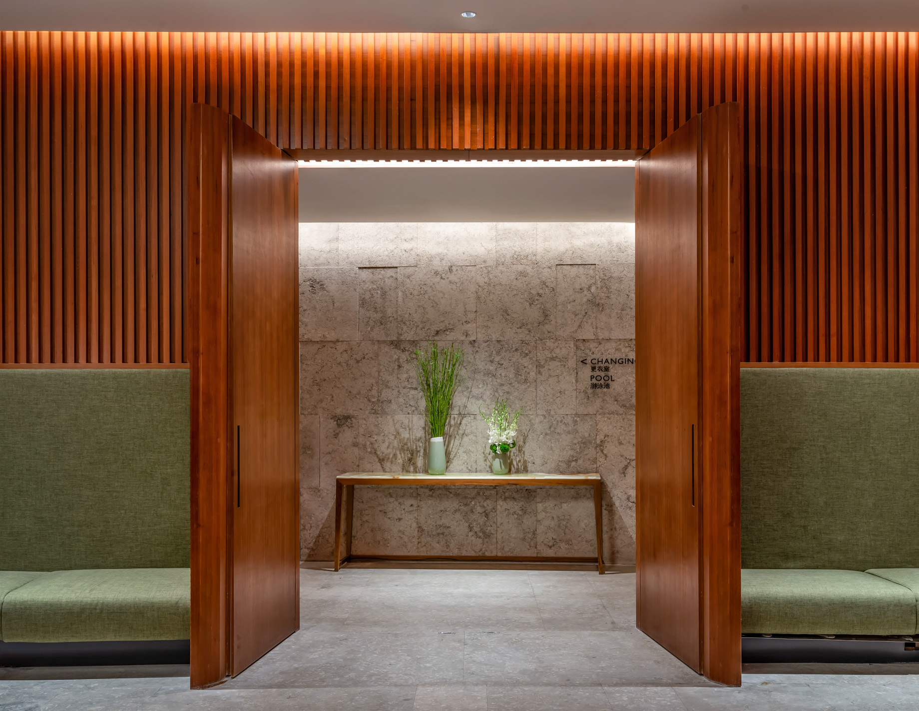 Bvlgari Hotel Shanghai – Shanghai, China – BVLGARI Spa Entrance