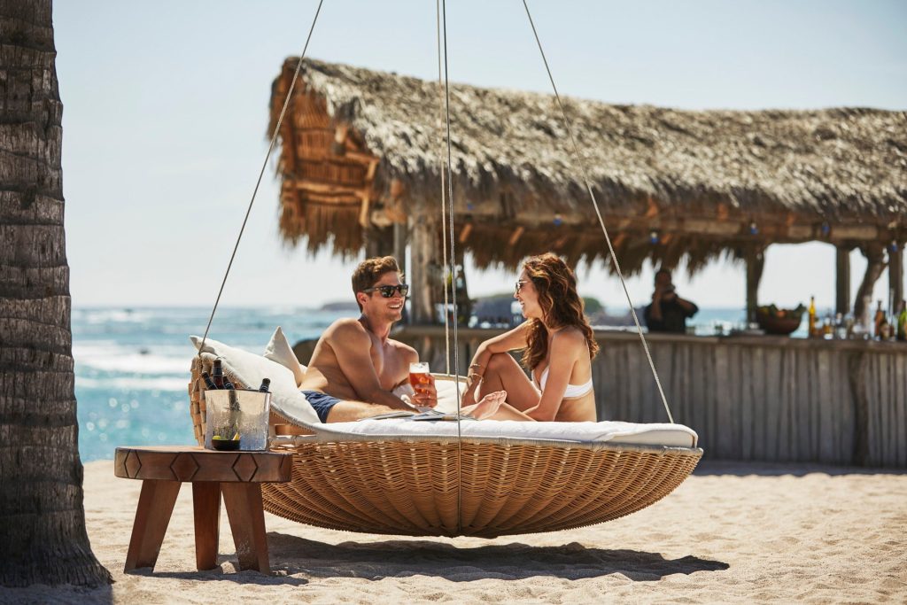 Four Seasons Resort Punta Mita - Nayarit, Mexico - Couple at Beach Bar