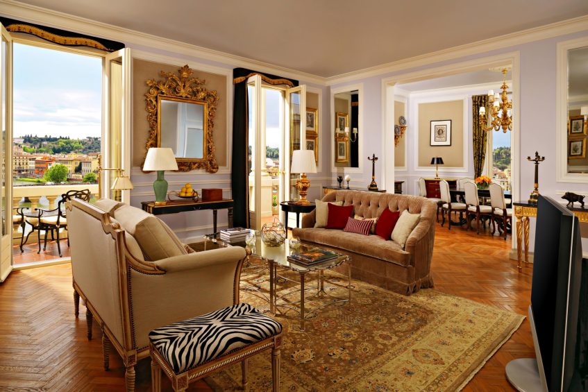 The St. Regis Florence Hotel - Florence, Italy - Presidential Da Vinci Suite Living Room