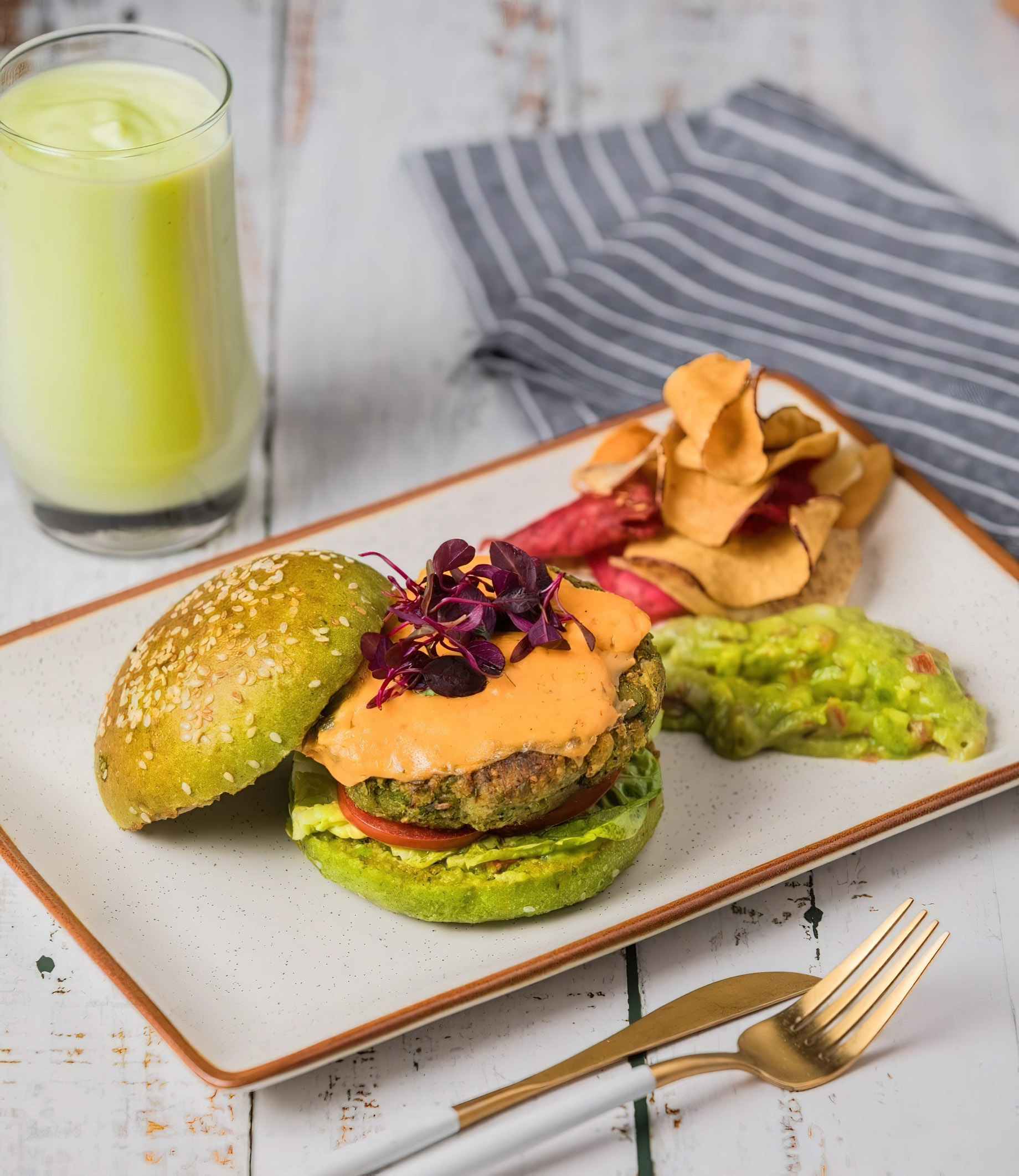 The St. Regis Mumbai Hotel – Mumbai, India – Broccoli and Kale Burger