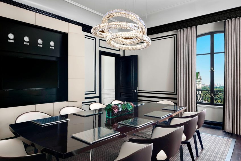 The St. Regis New York Hotel - New York, NY, USA - Bentley Suite Dining Area