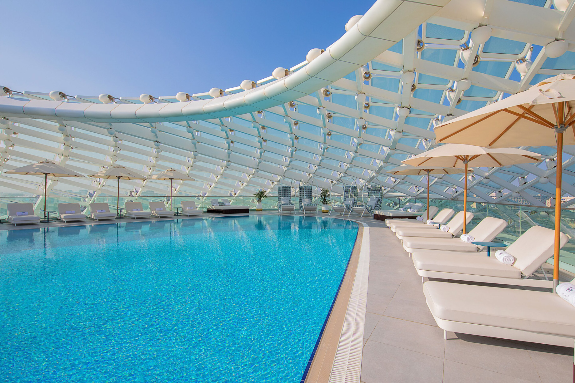 W Abu Dhabi Yas Island Hotel - Abu Dhabi, UAE - WET Deck Pool