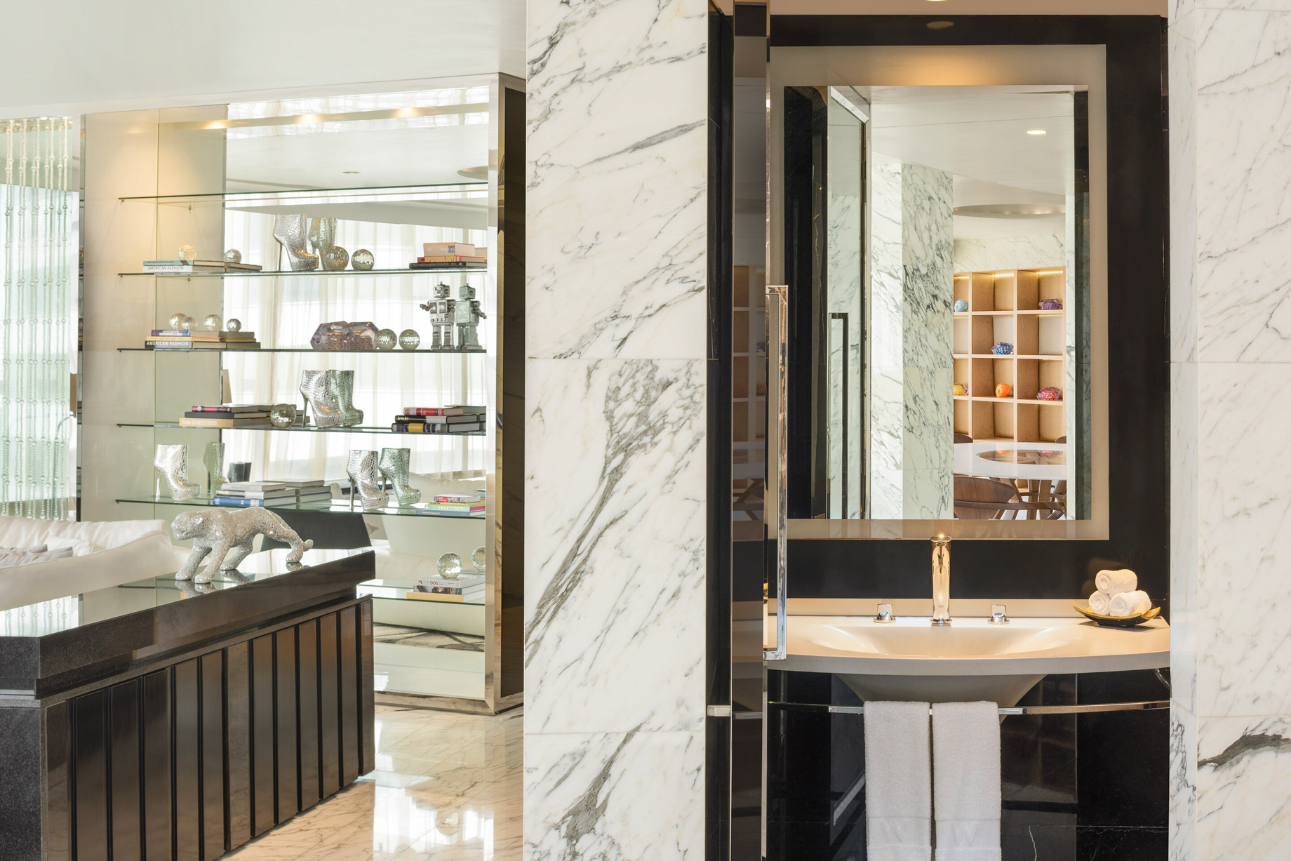 W Bangkok Hotel – Bangkok, Thailand – Extreme Wow Suite Bathroom Vanity