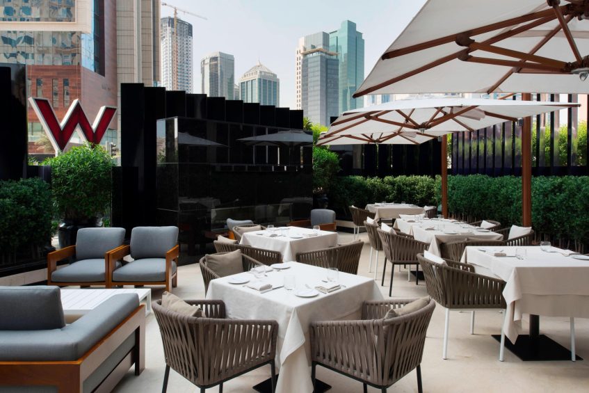 W Doha Hotel - Doha, Qatar - La Spiga by Paper Moon Outdoor Terrace