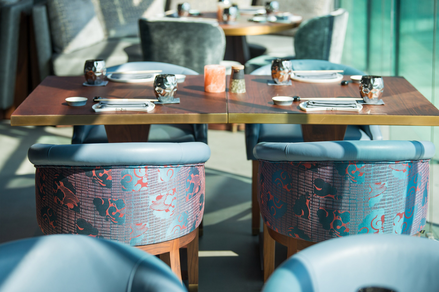 W Dubai The Palm Resort – Dubai, UAE – Akira Back Restaurant Tables