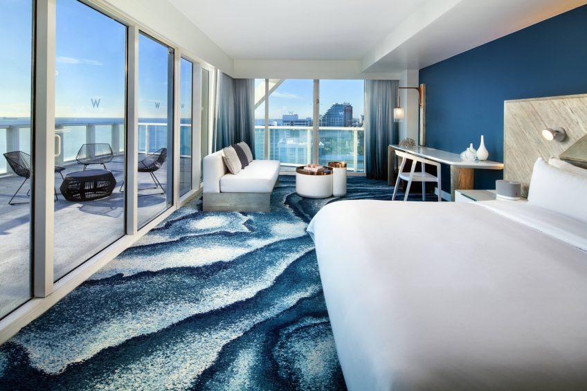 W Fort Lauderdale Hotel - Fort Lauderdale, FL, USA - Guest Room Sensational Oceanfront Studio