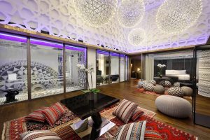 W Muscat Resort - Muscat, Oman - E WOW Suite Living Room