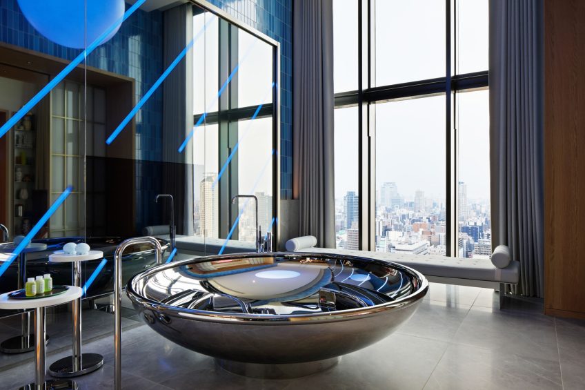 W Osaka Hotel - Osaka, Japan - Extreme WOW Penthouse Suite Bathroom