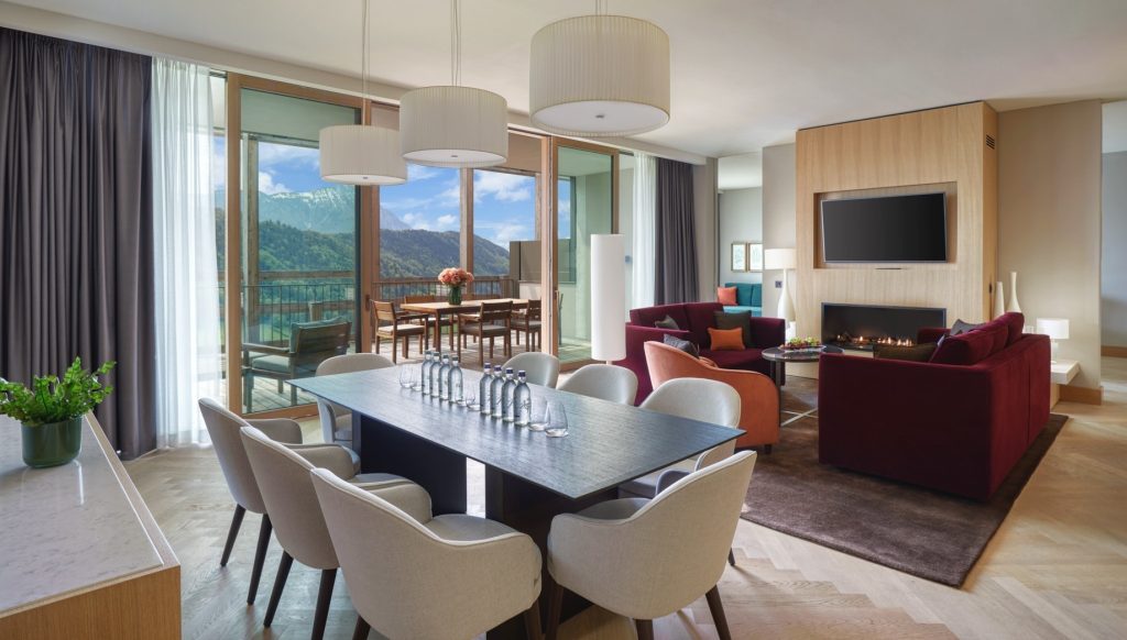 Waldhotel - Burgenstock Hotels & Resort - Obburgen, Switzerland - Executive Suite Living Room