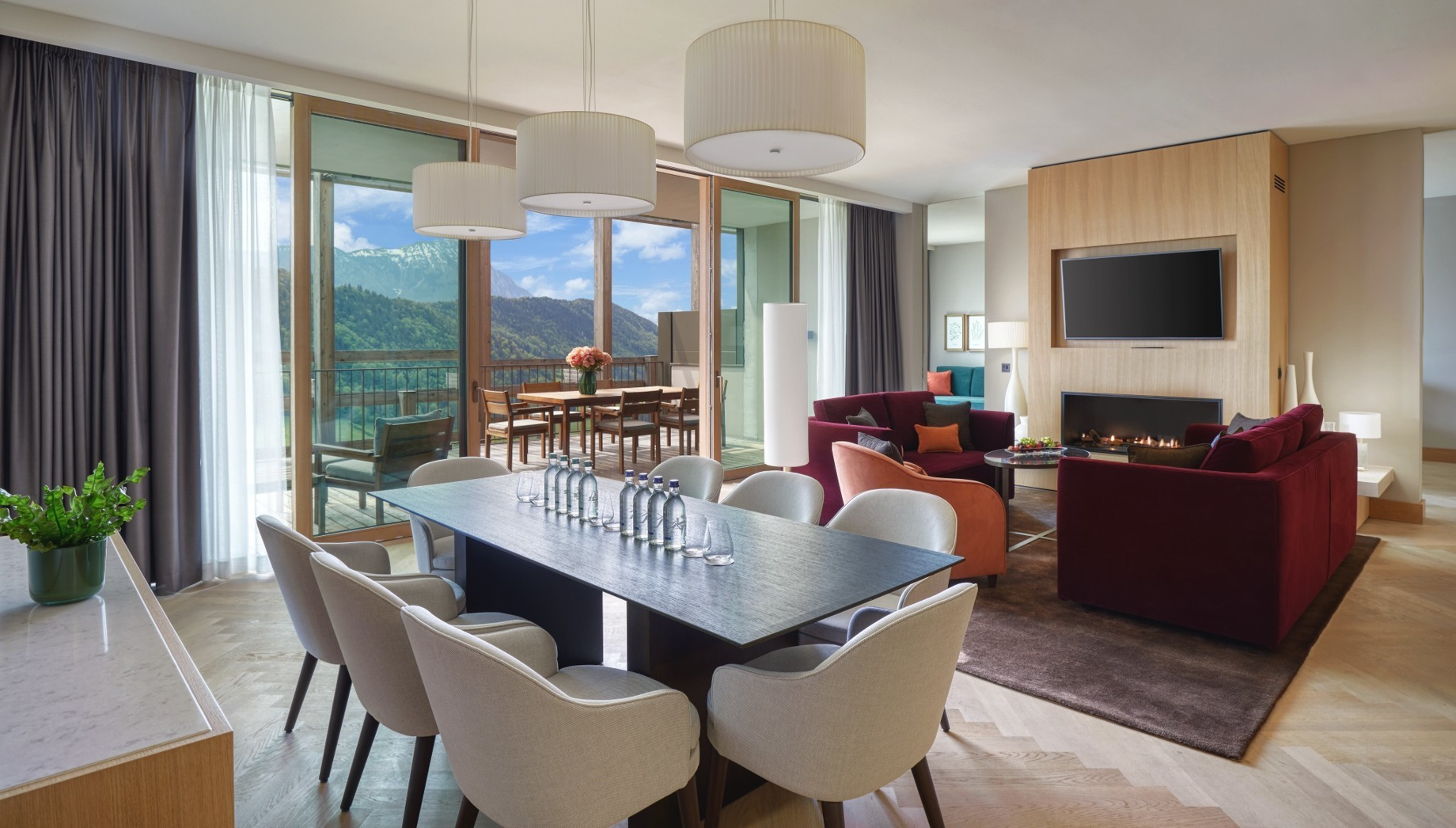 Waldhotel – Burgenstock Hotels & Resort – Obburgen, Switzerland – Executive Suite Living Room