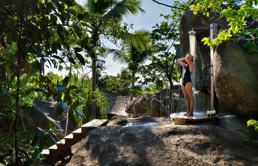 Six Senses Zil Pasyon Resort - Felicite Island, Seychelles - Pasyon Pool Villa Outdoor Shower
