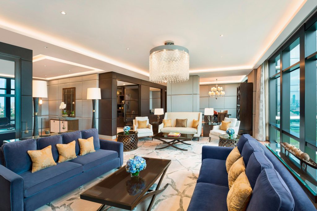 The St. Regis Bangkok Hotel - Bangkok, Thailand - Royal Suite Living Area