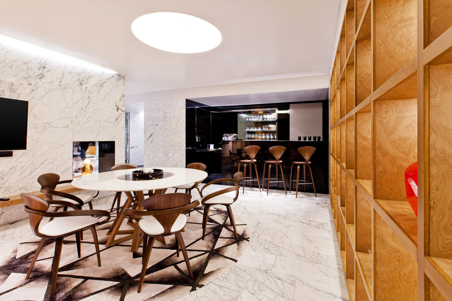 W Bangkok Hotel - Bangkok, Thailand - Extreme Wow Suite Dining and Bar