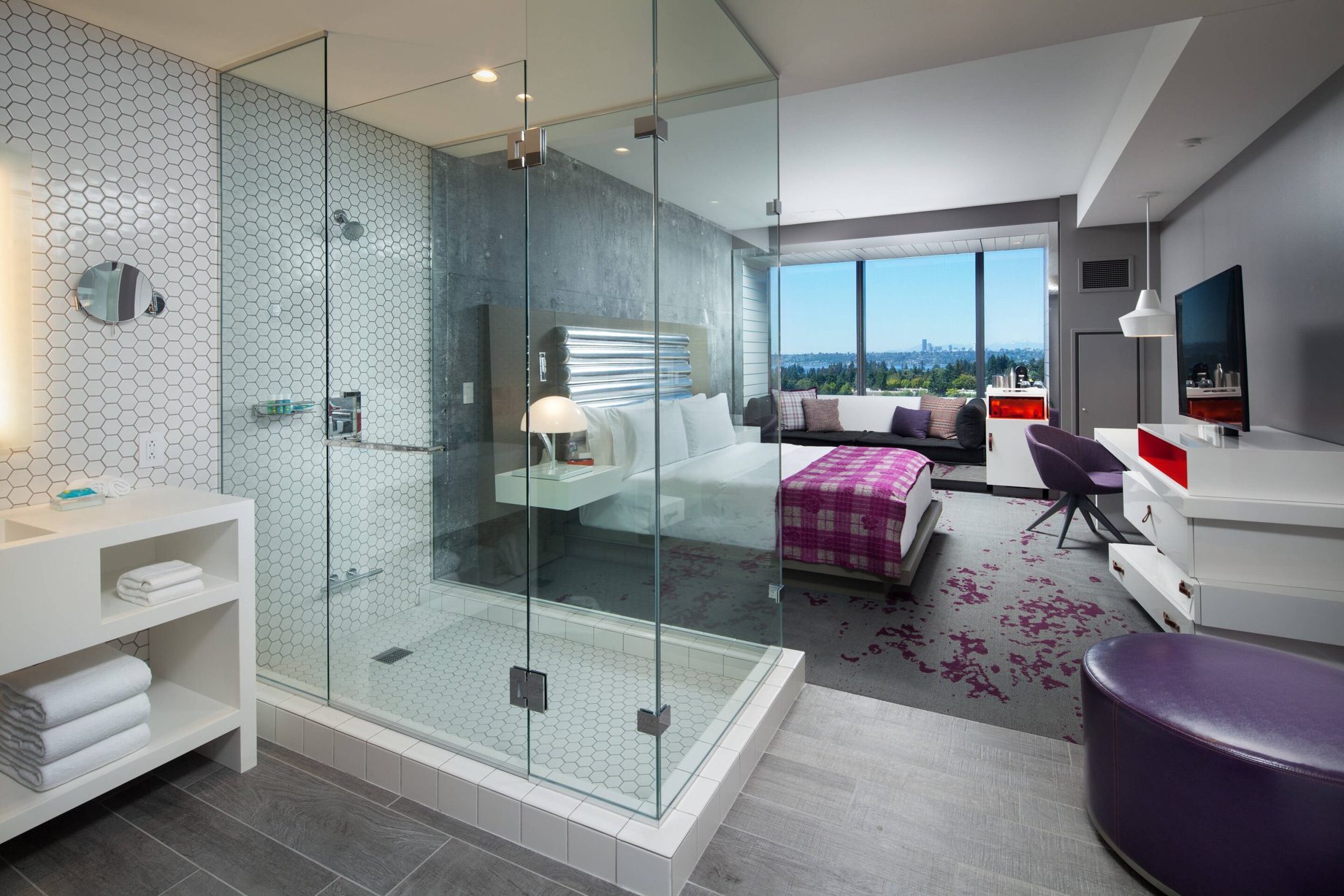 W Bellevue Hotel - Bellevue, WA, USA - Fabulous King Guest Room