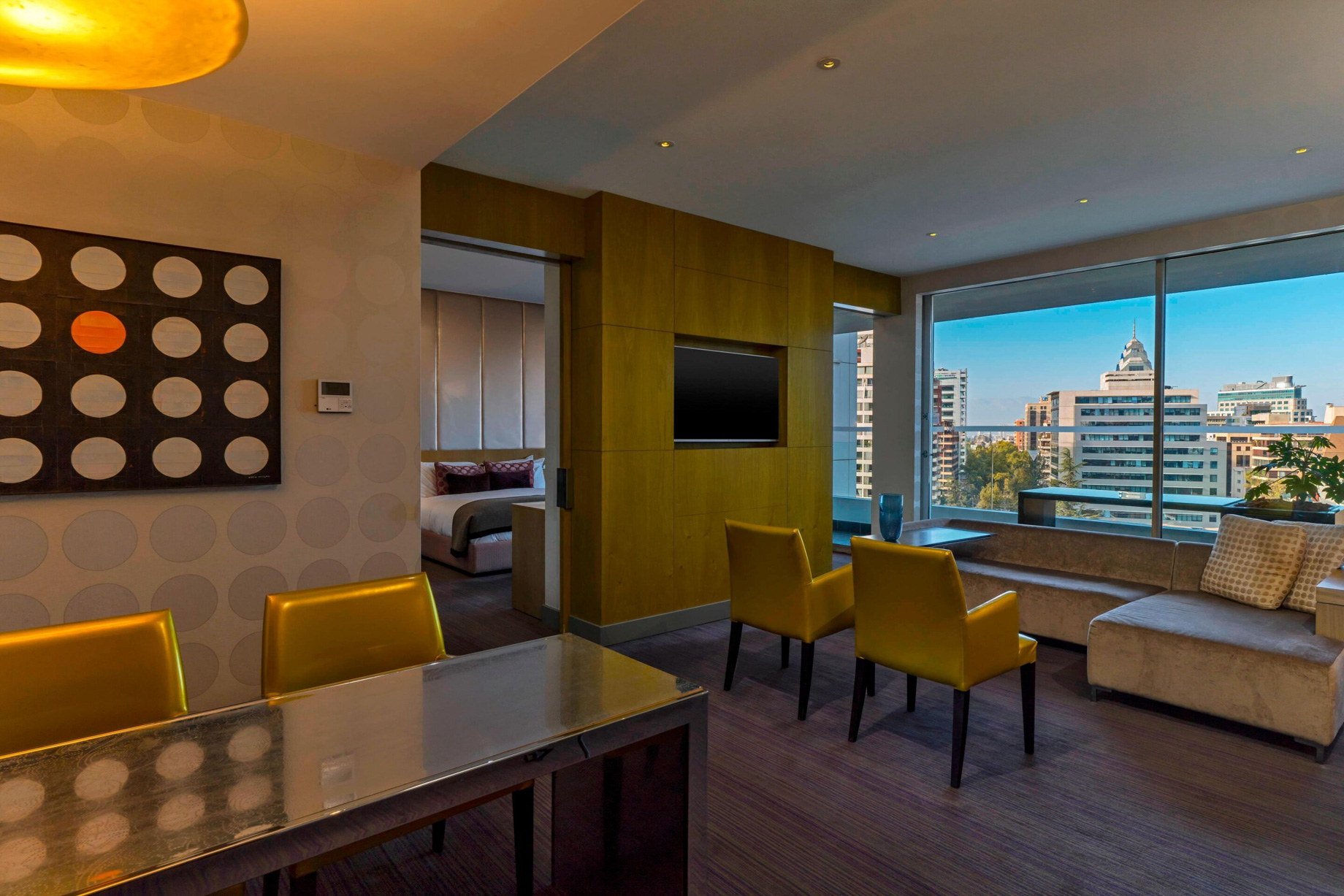 W Santiago Hotel – Santiago, Chile – Marvelous Suite Living Room