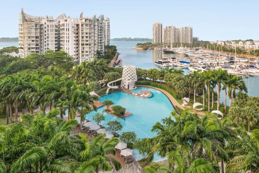 W Singapore Sentosa Cove Hotel - Singapore - Fabulous Guest Room Pool View