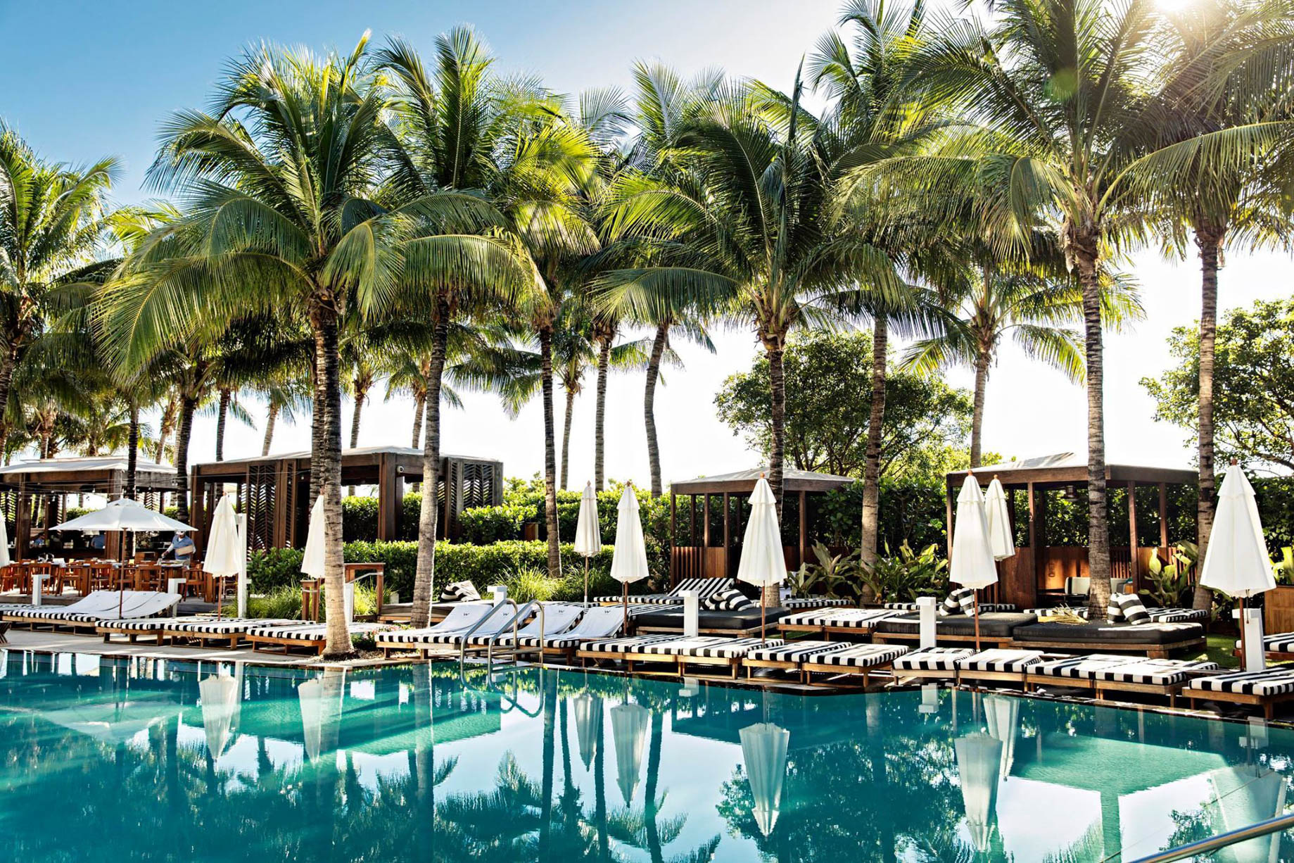 W South Beach Hotel – Miami Beach, FL, USA – Hotel Pool Deck – TRAVOH