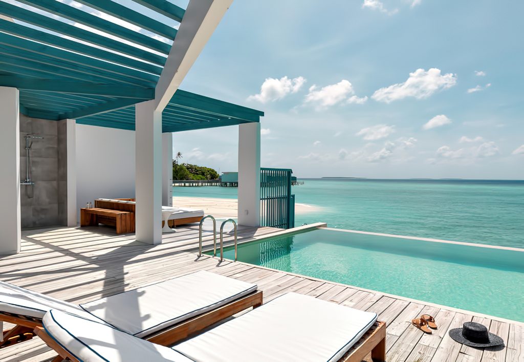 Amilla Fushi Resort and Residences - Baa Atoll, Maldives - Overwater Villa Pool Deck View