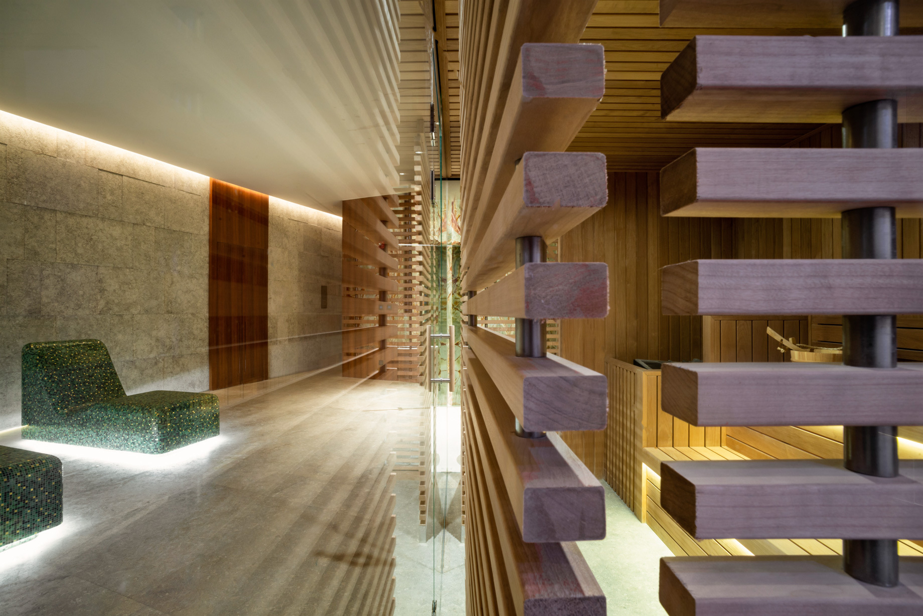 Bvlgari Hotel Shanghai - Shanghai, China - BVLGARI Spa Sauna