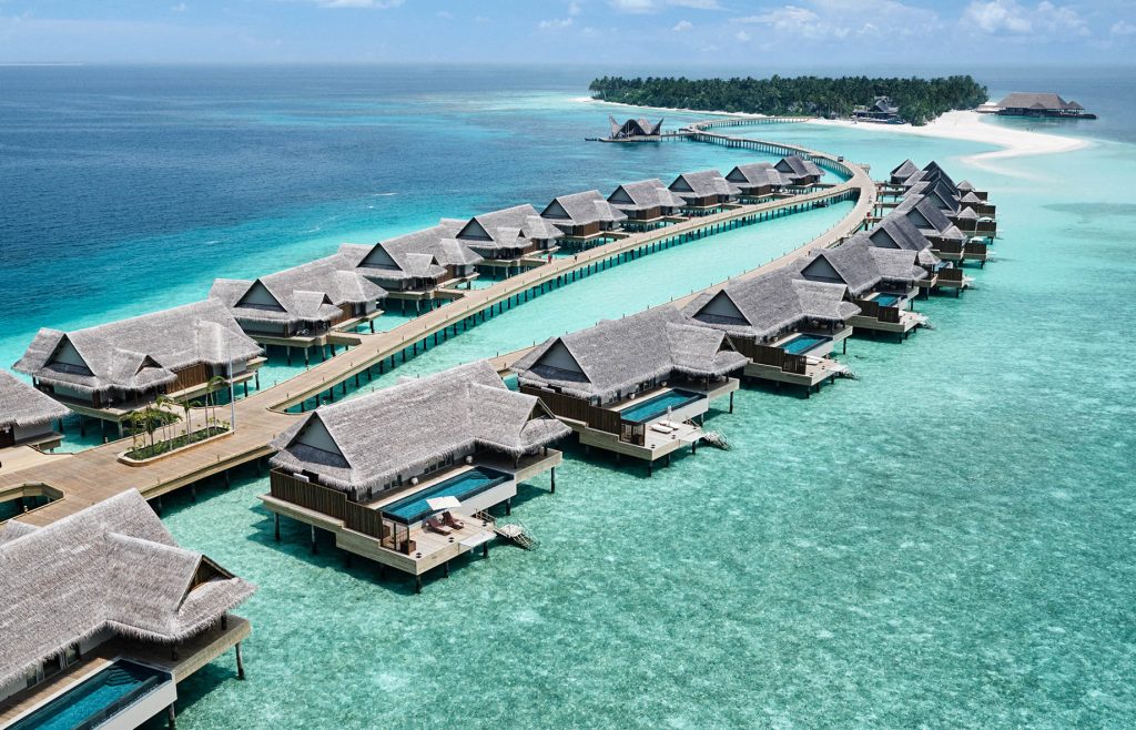 JOALI Maldives Resort - Muravandhoo Island, Maldives - Water Villa Aerial