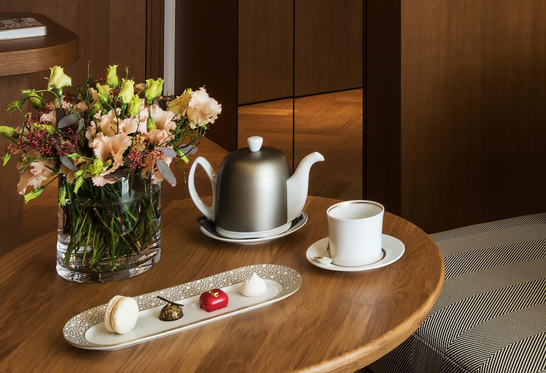 Palace Hotel – Burgenstock Hotels & Resort – Obburgen, Switzerland – Deluxe Alpine View Room Coffee Service