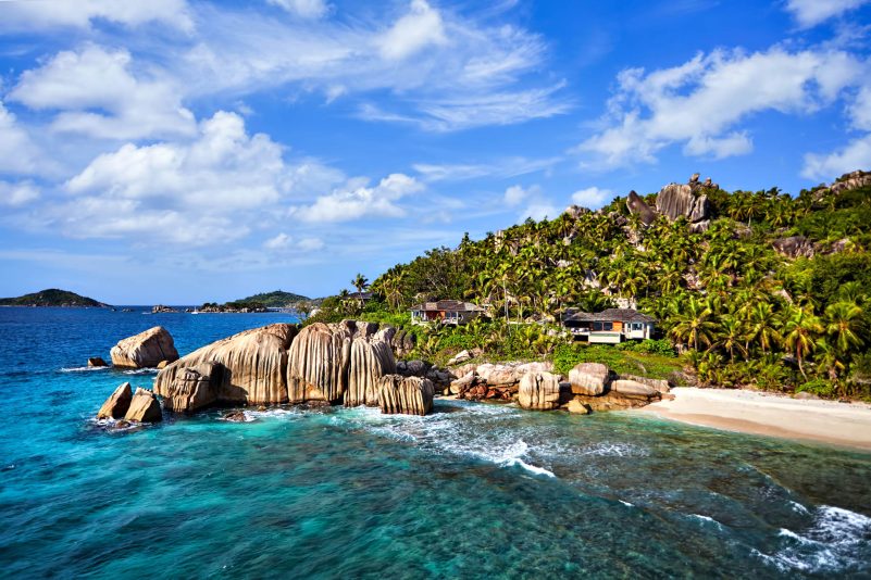 Six Senses Zil Pasyon Resort - Felicite Island, Seychelles - Pasyon Pool Villas Aerial View