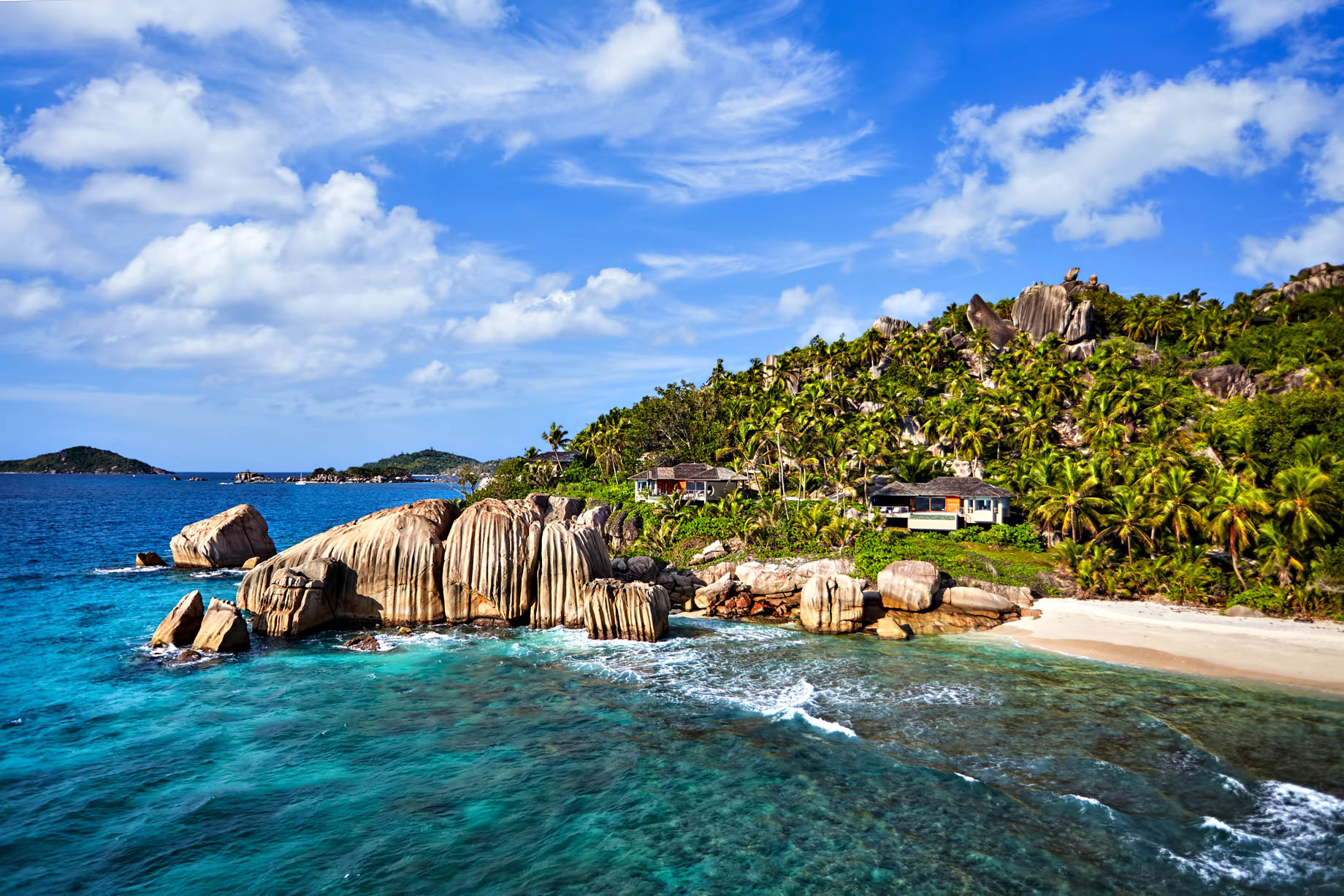 Six Senses Zil Pasyon Resort – Felicite Island, Seychelles – Pasyon Pool Villas Aerial View