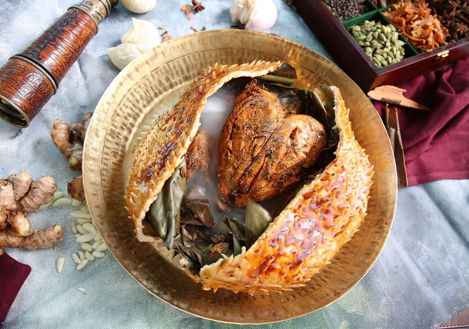 The St. Regis Mumbai Hotel - Mumbai, India - Atta Chicken from KotKapura, Punjab