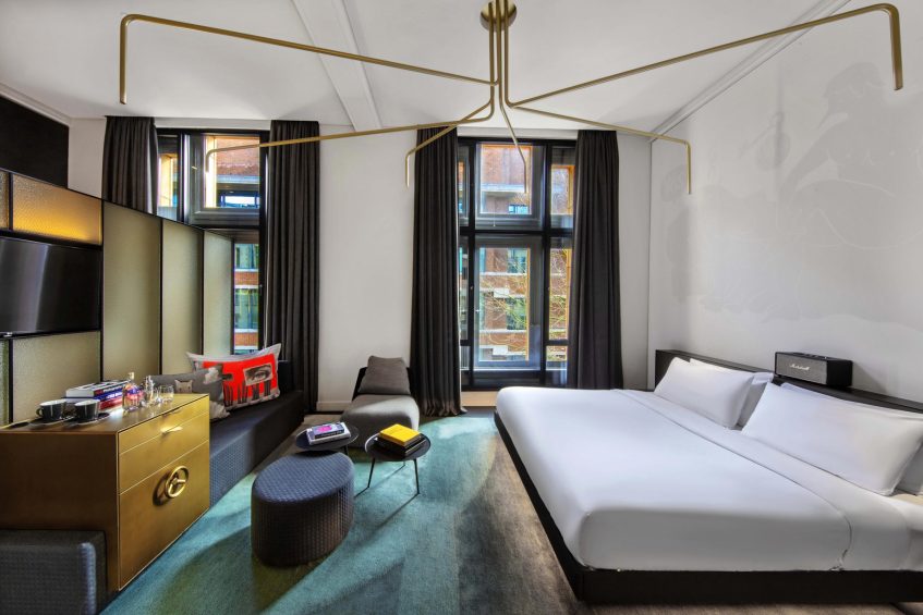 W Amsterdam Hotel - Amsterdam, Netherlands - Fabulous Bank City View Guest Bedroom King