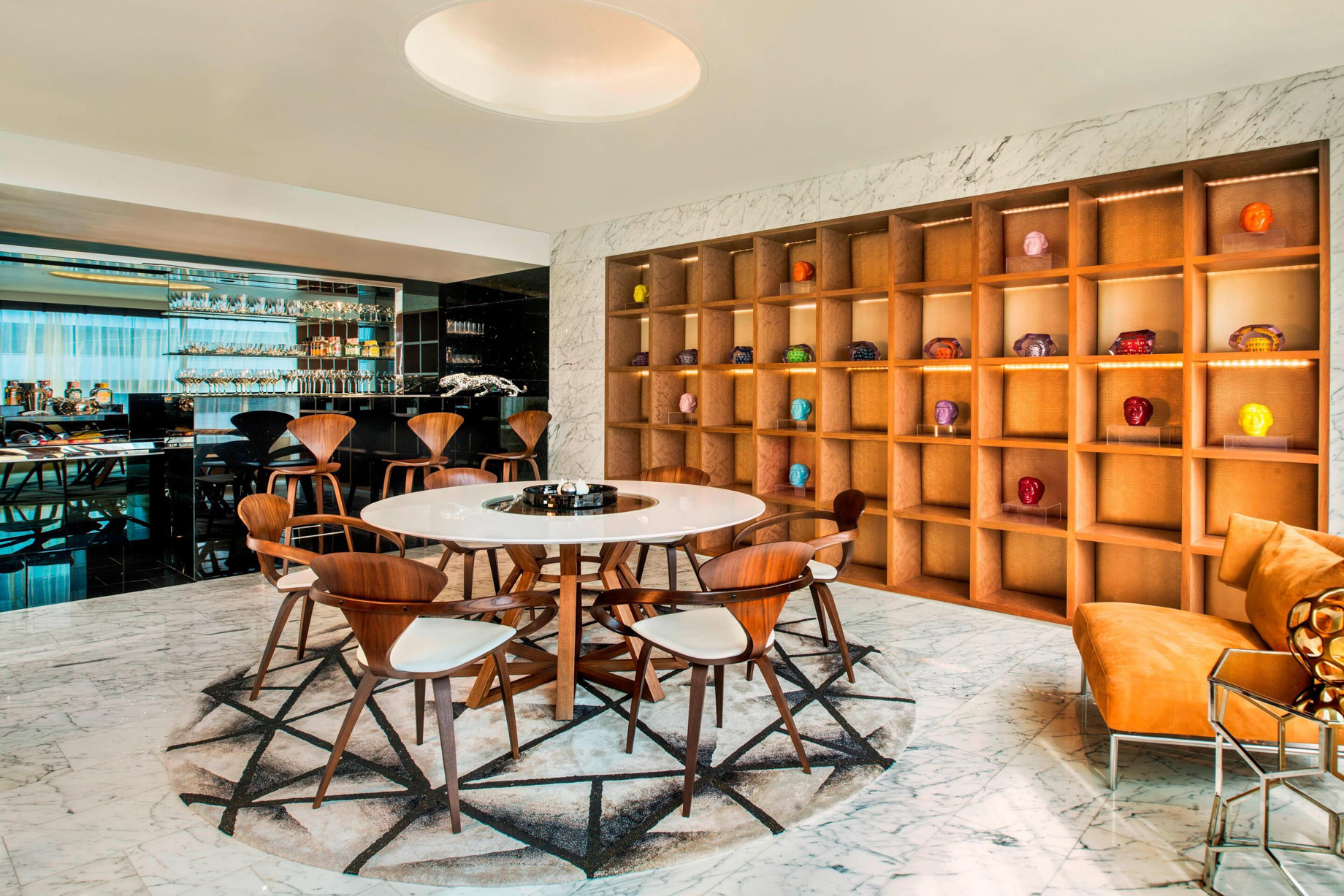 W Bangkok Hotel – Bangkok, Thailand – Extreme Wow Suite Dining Area