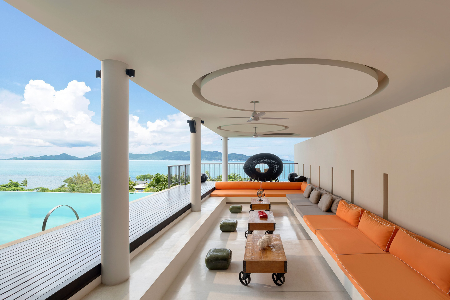 W Koh Samui Resort – Thailand – Extreme Wow Ocean Haven Villa Outside Living