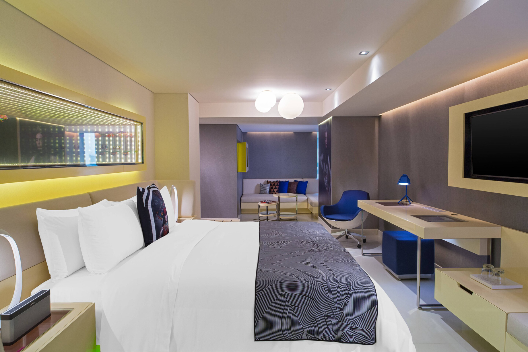 W Mexico City Hotel – Polanco, Mexico City, Mexico – Cool Corner Suite Bed