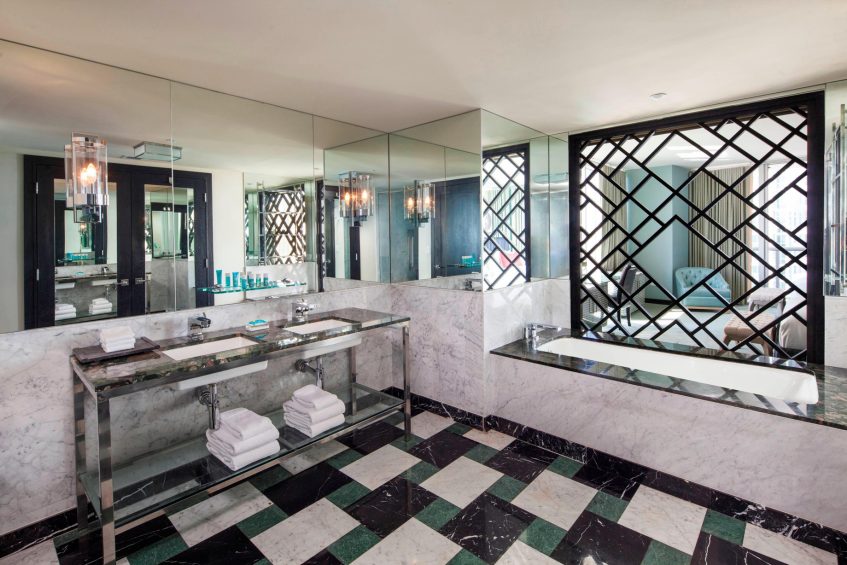 W Miami Hotel - Miami, FL, USA - Mega Guest Bathroom